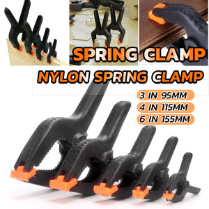 Digeo Nylon Spring Clamp Wood working Backdrop Clip / Holder 3" 4" 6"