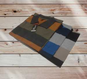 Kaos Kerah Pria/Kaos Kerah/Kaos Kerah Pria Salur/Kaos Polo Pria ( ukuran l xl xxl )