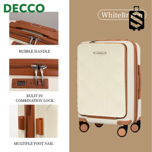 DECCO SKY TRAVELLER SKY391 PP Luggage Lightweight Durable Spacious Travel Suitcase (20Inch+24Inch+28Inch) - Fulfilled by DECCO SHOP