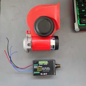 Klakson Angin Nautilus Dinamo 12 - 24 Volt Suara Kapal Untuk Mobil Pick Up Dan Truck