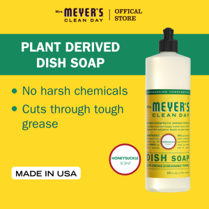 Mrs Meyer Liquid Dish Soap Honeysuckle 473ml