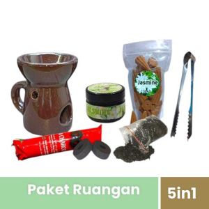 set bukhur arab 5 item bakhoor wangi madinah aroma terapi pengharum kamar anti nyamuk wangi lavender