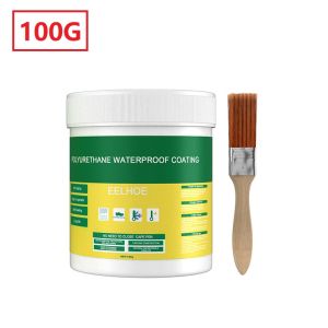 CSR Use transparent waterproof glue and waterproof coating for the inner and outer walls of the roof with Brush Invisible Instant Strong Glue Adhesive Repair Glue for Roof Repair Super Glue (With Brush)