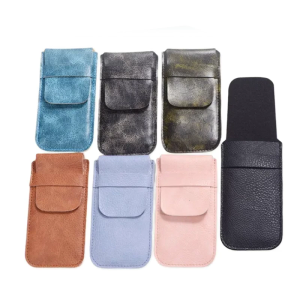 Portable Watch Storage Bag Travel Pouch Travel Friendly Leather Watch Organizers Leather Texture for Safe Storage