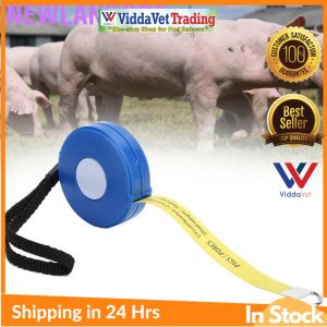 Viddavet 2.5m Body Weight Tape Measure Retractable Measuring Farm Equipment for Pig Cattle tape measure for body weight