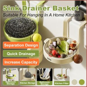 Drainer Easy to Use Durable Drainer Basket Colors Available Styling Non-slip Fast Draining