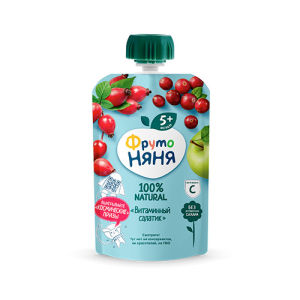 Hoa quả nghiền Fruto Nga 90g cho bé ăn dặm 6 tháng - Date 11/2025 - Sweet Baby House