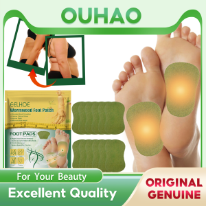 Eelhoe Wormwood Foot Patch Herbal Foot Care Sticker Detox Patches Body Toxins Wormwood Artemisia Argyi Pads Feet Slimming Cleansing Beauty Health Relieve Stress Natural Herbal Detox Feet Pads Toxins Cleansing Foot Care Products