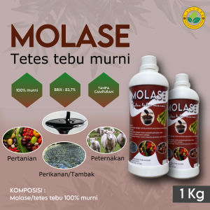 Tetes Tebu Murni MOLASE 1 Kg 100% Murni Tanpa Campuran
