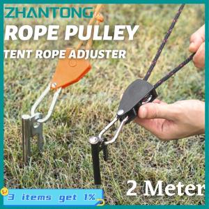 ZHANTONG Ngoài trời cắm trại dây Lều dây ròng rọc điều chỉnh nâng dây