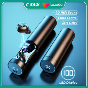 C-SAW Tai Nghe Bluetooth B9 TWS Mới Tai Nghe Thể Thao HIFI 9D Không Dây 5.0 Tai Nghe Có MIC Chơi Game Tai Nghe Âm Nhạc Dành Cho Xiaomi Samsung Huawei