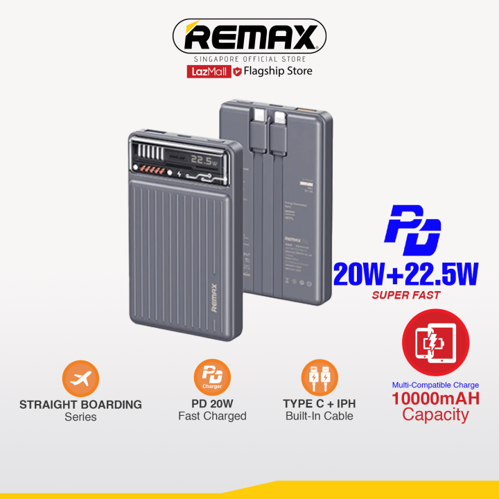 [Remax Energy] RPP-651 Resion Series 10000mAH 20W+22.5W Power bank With ...