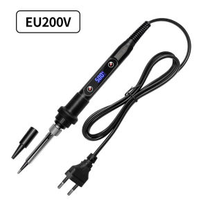 Dipprun Tay Hàn Điều Chỉnh Nhiệt Độ 80W Màn hình LED kỹ thuật số Mỏ hàn Thích hợp cho kim loại trang sức sửa chữa thiết bị điện DIY