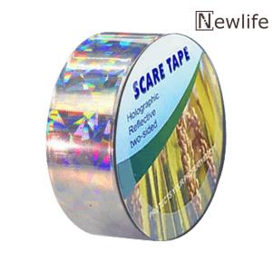 【HOT】2.4cmx50m/4.8cmx50m Double Side Laser Bird Scare Tape To Stop Damage Roosting Mess for Garden Farm Orchard Or Courtyard