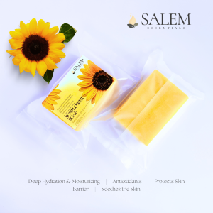 Salem Essentials Sunflower Soap 120 g - Deep Hydration & Moisturizing Antioxidants & Protects Skin Barrier