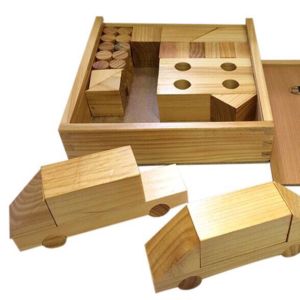 Đồ chơi xếp hình xây dựng 36 chi tiết gỗ trí tuệ đò chơi xếp hình các phương tiện giao thông đồ chơi thông minh giáo duc cho bé