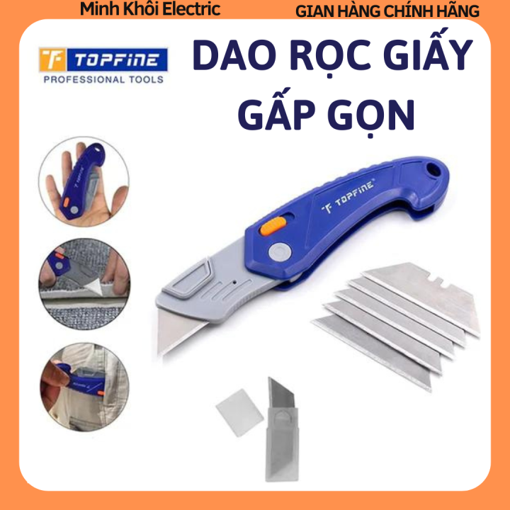 Dao rọc giấy cán xếp gấp gọn TOPFINE,dao rọc cáp,dao gấp rọc cáp,dao ...