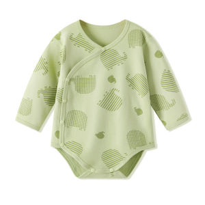 100% Cotton Baby Long Sleeve Bodysuit Infant Clothes for Spring Autumn Soft Comfortable Eco-Friendly Material.