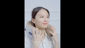 Travel Neck Pillow Massager Portable U-shaped Memory Foam Kneading  USB Chargeable Massage Pillow U600