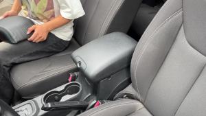 Cornerr Leather Car Armrest Panel Decoration Cover for Jeep Wrangler JK 2011 2012 2013 2014 2015 2016 2017 Accessories B8T9H
