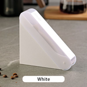 Vision Coffee Filter Holder Storage Coffee Filter Paper Dispenser Rack with Dustproof Cover Moisture Coffee Filter Paper Storage Box -Proof for V60 and Cone Coffee Filters - Easy Access Dispenser