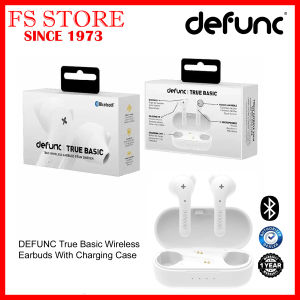 DEFUNC True Basic Wireless Earbuds With Charging Case 12 hour total playtime Bluetooth and Touch Control IPX4