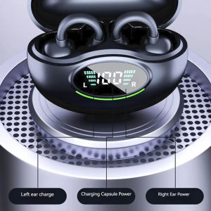 Beiziye Headphone Wireless Bluetooth 5.4 Long Battery Life Digital Display Noise Cancellation Lightweight Dual Device Connection For iPhone Duo