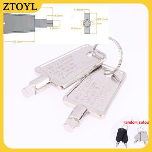 ZTOYL 2pcs tủ đông tủ lạnh cửa Key khóa ngũ giác phím phần phụ kiện cho Haier