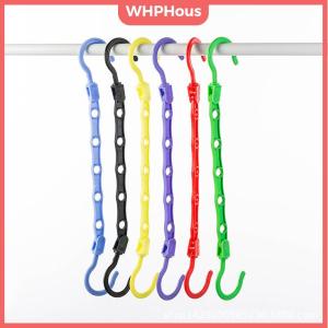 WHPHous Space Saving Storage Hangers Multifunction Plastic Clothes Racks Rotary Organizer Hangers 5 Hole Magic Closet Wardrobe Organizer