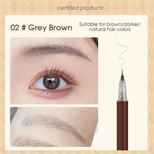 Liquid Waterproof Brow Stroke Pen Ultra Fine Nib Eyebrow Pencil Sweat Resistant Eyeliner Pen