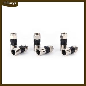 [Hillarys] 10 pcs RG6 F Type Compression 2.7cm high quality Snap Seal Plug Connector
