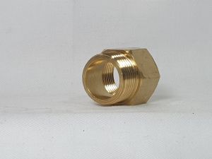 Đầu khớp nối ống nước bằng đồng ren 1/2 phi 21 và ren 3/4 phi 27