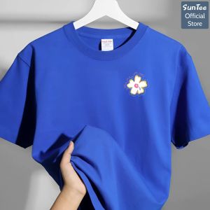 Áo thun nữ form vừa SUNTEE STFV183 phong cách basic in hình 083 vải cotton 250GSM cao cấp thoáng mát