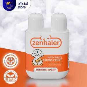 Zenhaler Stress Relief – Dual Nasal Inhaler - Double Hole | for Mental Clarity Concentration & Energy