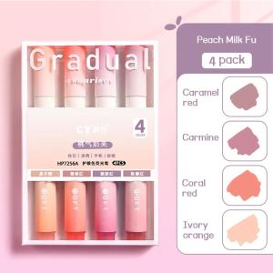 4 PCS Highlighters Set Cute Korean Stationery Marker Pens School Supplies