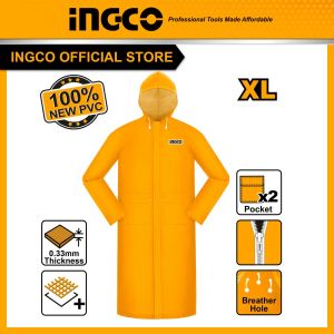 Mantel Jas Hujan Ponco PVC INGCO HRCTL031 Polyester Rain Coat Panjang