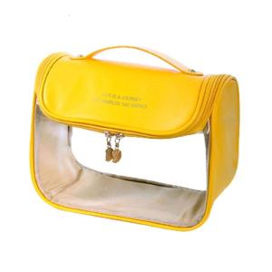 Portable Travel Wash Bag with Zipper Multipurpose Organize Container for Large Capacity Organizer Beauty Women