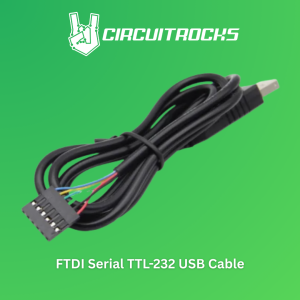 Circuitrocks FTDI Serial TTL-232 USB Cable for DIY Electronics STEM Builds