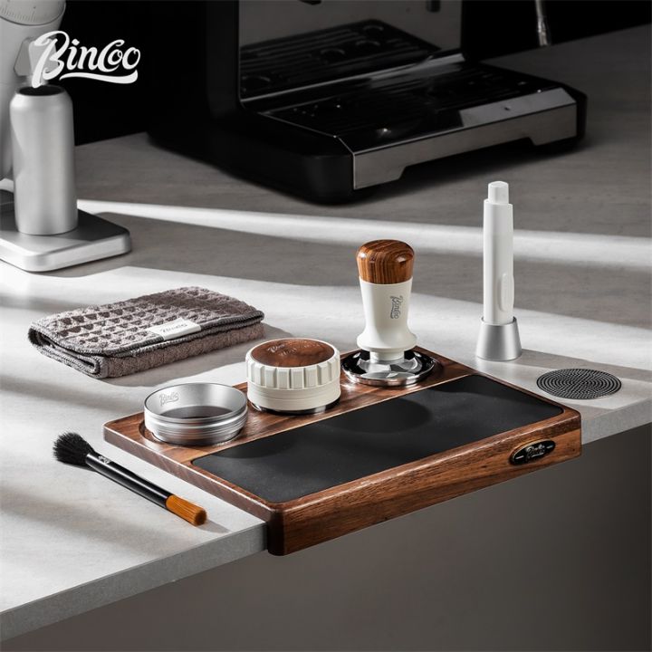 BINCOO%20Coffee%20Tamper%20Base%20Walnut%20Storage%20Board%20Powder%20Dispenser%20Coffee%20Utensil%20Set%20-%20Image%202