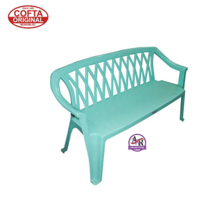 Long monoblock store chair