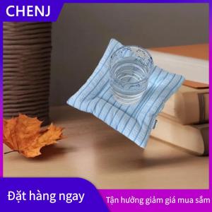 CHENJ Ins đơn giản vải Coaster trà thời trang Ngọt Ngào Màu kem cách nhiệt Pad Máy tính để bàn trang trí cốc mat trang trí nội thất Quà Tặng