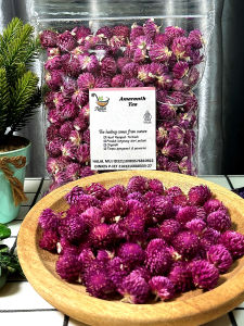 Globe Amaranth Tea - Teh Bunga Globe Amaranth Kering 1Kg & 500 Gram