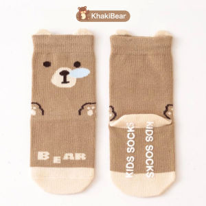 LAKOE Kaos Kaki Anti Slip Motif Hewan Kaus Kaki Bayi Lucu 0-3Tahun