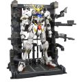 Gundam MG MS Cage Stand Action Base 1/100 Master Grade OMG 1 100 兽笼格纳库 RG MS Cage Stand Action Base 1/144 LED MS Cage. 