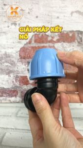 Co Ren Trong HDPE Finmax Co Vặn Ren Ống Tưới HDPE Phi 32/34 40/42 50/49 63/60 NPP Khởi Hoàn