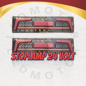 1 Set Stoplamp Running Variasi B Lampu Rem Belakang Truk 24 Volt