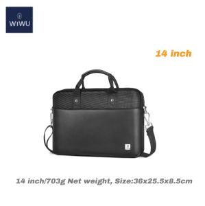 WiWU Hali Laptop Business Laptop Handbag Waterproof Messenger Bag for MacBook14-15.6 inch Laptop Bag