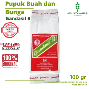 Pupuk Buah dan Bunga Serbaguna GANDASIL B 100 gr terbaik