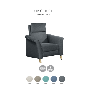King Koil Velvet Recliner Sofa