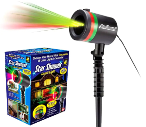 Multi-Colors Star Laser Projector Motion Shower Projector Outdoor Christmas Light